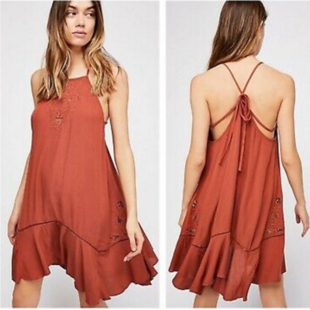 Free People Heat Wave Tunic Dress Large NWT